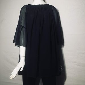 Zanzea Black Blouse